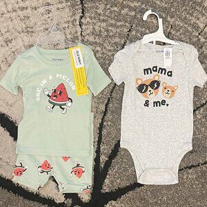 Set of 2 Baby Girl's Size 18-24 Months Old Navy Outfits - NWT!